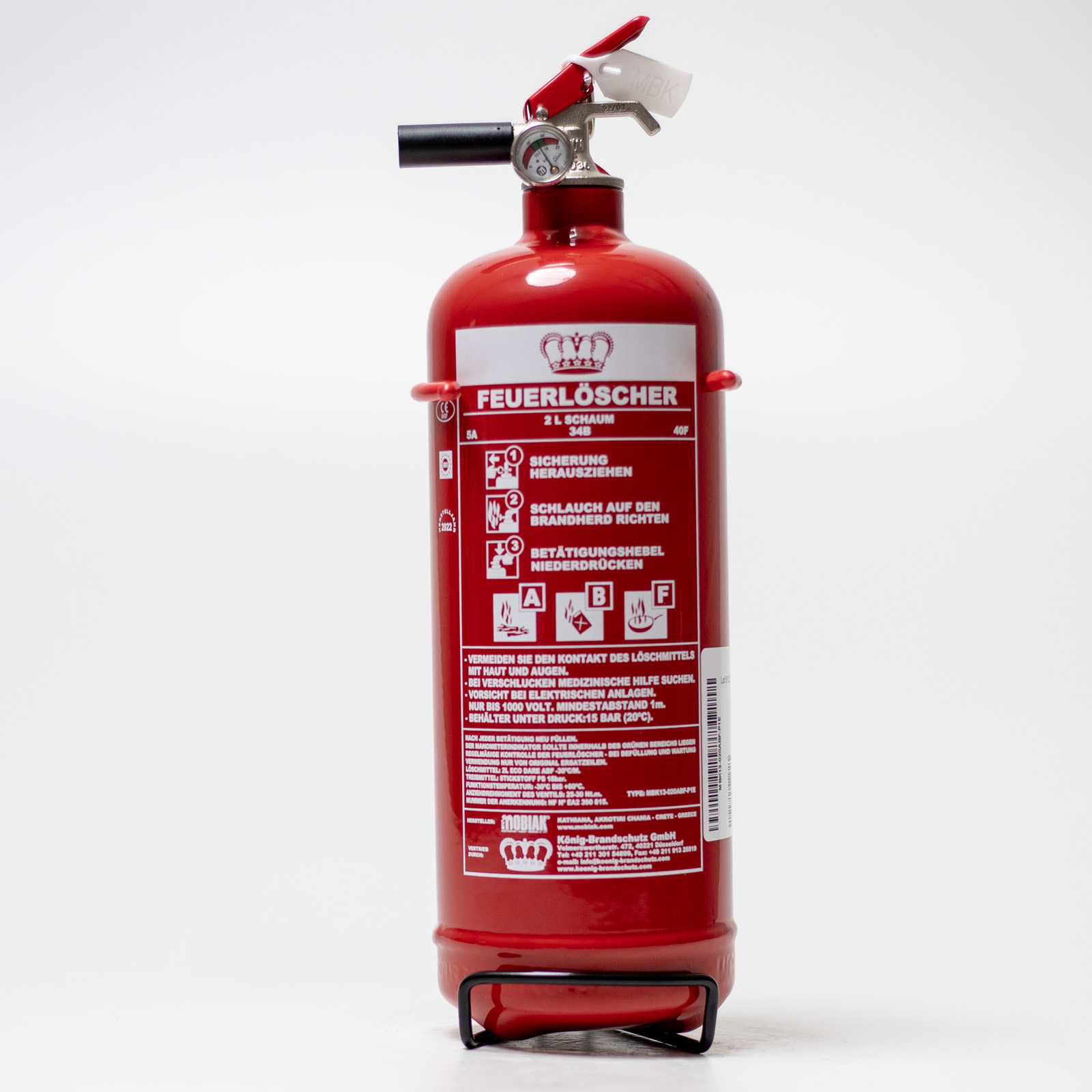 Fettbrandlöscher der Feuerlöscher für den Fettbrand in Küche und Gewerbe