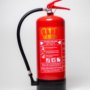 König 6 kg Pulverlöscher ABC Dauerdruck 15 LE DIN EN3