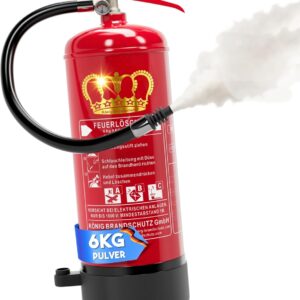 König 6 kg Pulverlöscher ABC Dauerdruck 12 LE DIN EN3