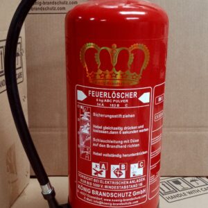 König 6 kg Pulverlöscher Auflade. 10 LE DIN EN3 (Kopie)