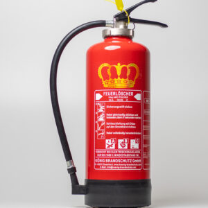 König 6 kg Pulverlöscher Hebel Auflade. 10 LE DIN EN3